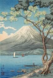 Le Mont Fuji depuis le lac Yamanaka (Takahashi Hiroaki) - Muzeo.com
