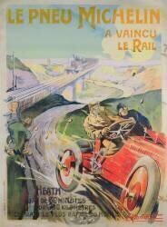 Le pneu Michelin a vaincu le rail (Ernest Montaut) - Muzeo.com