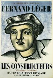 Les Constructeurs (Fernand Léger) - Muzeo.com