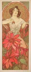 Les pierres précieuses : Ruby (Alfons Mucha) - Muzeo.com