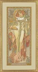 Les quatre saisons : l'Automne (Alfons Mucha) - Muzeo.com