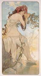 Les quatre saisons : l'Eté (Alfons Mucha) - Muzeo.com