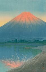 Lever du jour sur le lac Yamanaka (Hasui Kawase) - Muzeo.com