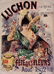Luchon, la reine des Pyrénées. Fête des fleurs. Aout 1892 (Henri Gray) - Muzeo.com