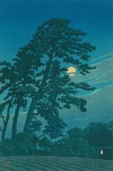 Lune à Magome (Hasui Kawase) - Muzeo.com