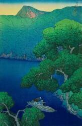 Marais de Tsuta dans la province de Mutsu (Hasui Kawase) - Muzeo.com