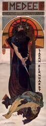 Médée. Théatre de La Renaissance. Sarah Bernardt (Alfons Mucha) - Muzeo.com