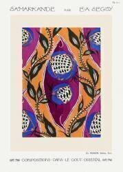 Motif de fleurs. Samarkande : 20 Compositions en couleurs dans le Style oriental (Émile-Allain Séguy) - Muzeo.com