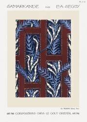 Motif de fougères. Samarkande : 20 Compositions en couleurs dans le Style oriental (Émile-Allain Séguy) - Muzeo.com