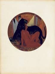 Mowgli et Bagheera (François-Louis Schmied) - Muzeo.com