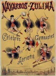 Navarros - Zulima, célèbres gymnastes aériens (anonyme) - Muzeo.com