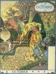 Octobre (Eugène Grasset) - Muzeo.com