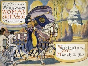 Official Program for the Woman Suffrage Procession (anonyme) - Muzeo.com