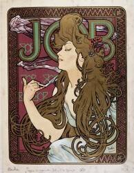 Papier à cigarettes Job (Alfons Mucha) - Muzeo.com