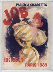 Papier à cigarettes Job. Hors concours Paris 1889 (Jules Chéret) - Muzeo.com