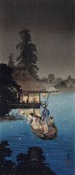 Profiter de la fraîcheur du soir (Takahashi Hiroaki) - Muzeo.com