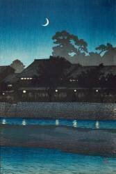 Quartier des plaisirs de Nagare, Kanazawa (Hasui Kawase) - Muzeo.com
