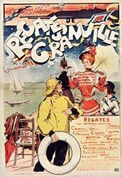 Régates de Granville... (Eugène Le Mouël) - Muzeo.com