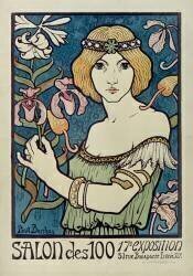 Salon des Cent. 17e Exposition en 1895 (Paul Berthon) - Muzeo.com