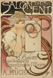 Salon des Cent. Exposition de l'Oeuvre de A. Mucha (Alfons Mucha) - Muzeo.com