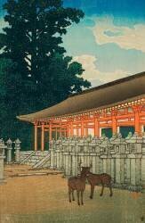 Sanctuaire de Kasuga, Nara (Hasui Kawase) - Muzeo.com