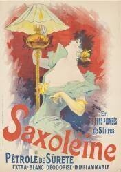 Saxoléïne en bidons plombés de 5 litres (Jules Chéret) - Muzeo.com