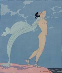 Scène, Les chansons de Bilitis (George Barbier) - Muzeo.com