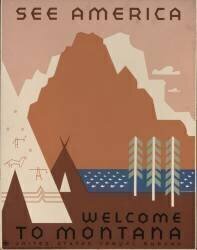 See America. Welcome to Montana (anonyme) - Muzeo.com