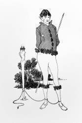Self Portrait Tied to a Herm (Aubrey Beardsley) - Muzeo.com