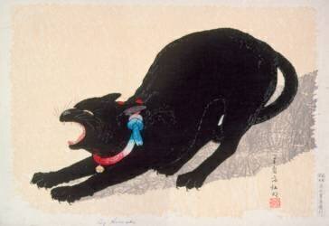 Sifflement du chat noir (Takahashi Hiroaki) - Muzeo.com