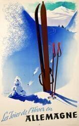 Ski, Les Joies de l'Hiver en Allemagne (Jupp Wiertz) - Muzeo.com