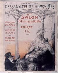 Société des dessinateurs humoristes..., 2 [è]me Salon, 64 bis rue La Boétie (Charles Léandre) - Muzeo.com