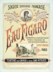 Société d'hygiène française (...) Eau Figaro(...) teinture pour cheveux et barbe sans nitrate... (anonyme) - Muzeo.com