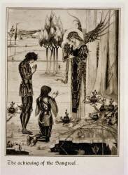 The achieving of the Sangreal (Aubrey Beardsley) - Muzeo.com