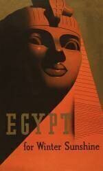 Travel Poster for Egypt with the Great Sphinx (anonyme) - Muzeo.com