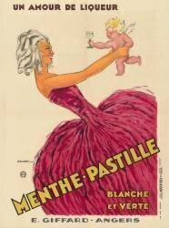Un amour de liqueur. Menthe-Pastille (Jules Isnard Dransy) - Muzeo.com