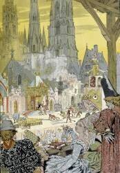 Un mystère du Moyen Âge (Eugène Grasset) - Muzeo.com