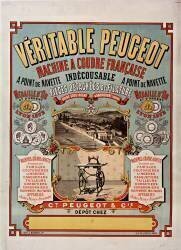 Véritable Peugeot, machine à coudre française (anonyme) - Muzeo.com