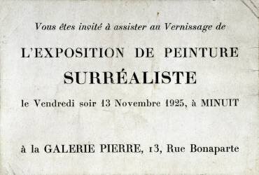 Vous êtes invités au Vernissage de l'exposition de peinture surréaliste (anonyme) - Muzeo.com