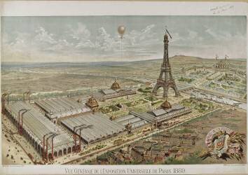 Vue générale de l'exposition universelle de Paris, 1889 (Servando) - Muzeo.com