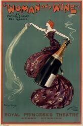 Woman and Wine (Dudley Hardy) - Muzeo.com