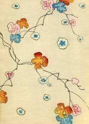 Woodblock Print of Fall Leaves (anonyme) - Muzeo.com