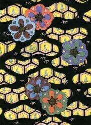 Woodblock Print of Honeycomb Pattern (anonyme) - Muzeo.com