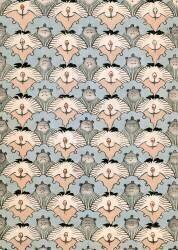 Woodblock Print of Ibis and Bats (anonyme) - Muzeo.com