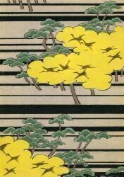 Yellow and Green Trees with Cranes (anonyme) - Muzeo.com