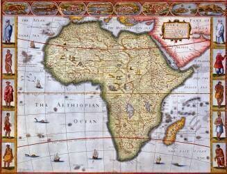 Carte de l'Afrique (John Speed) - Muzeo.com