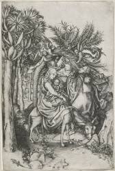 La Fuite en Egypte (Martin Schongauer) - Muzeo.com