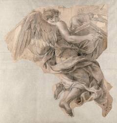 Ange emportant l'Arche d'alliance (Charles Le Brun) - Muzeo.com