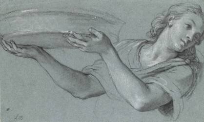 Ange portant une corbeille (Louis Boullogne le Jeune) - Muzeo.com