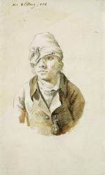 Autoportrait avec bonnet et cache-œil (Caspar David Friedrich) - Muzeo.com